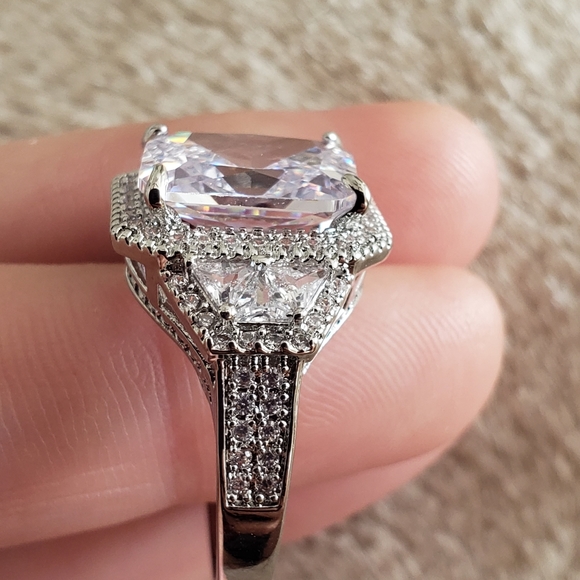 925 silver 5As zirconia stone ring - Picture 7 of 7